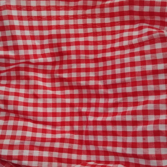 HEADBAND BANDANA WRAP HAIR BAND BANDANA RED LG CHK - Picture 3 of 4